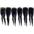 Women's 3/4 Length Legging Denim Print